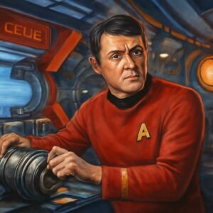 Bild, Scotty im Maschinenraum