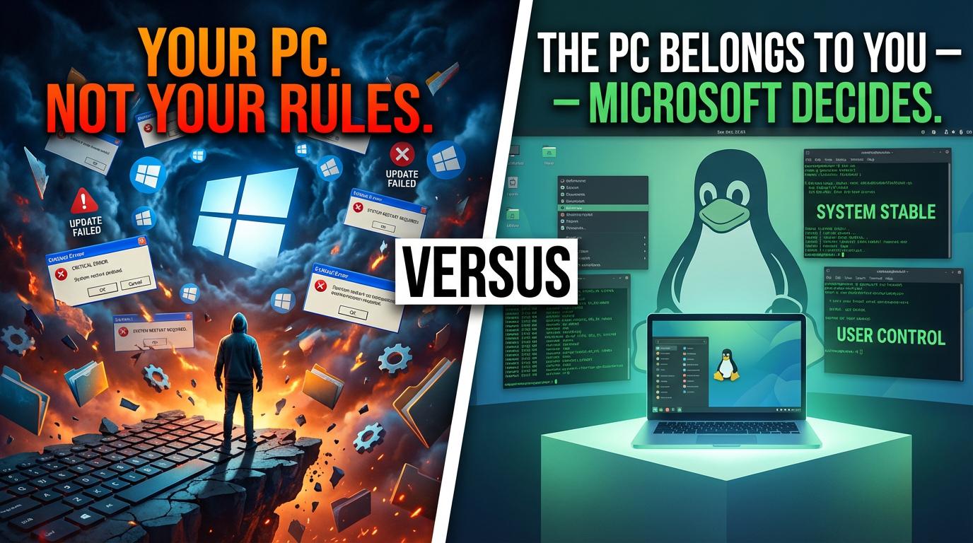 Windows vs Tux
