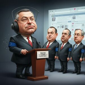 Regirungsmitglider sind die Trustet Flagger