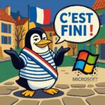 Tux in Frankreich